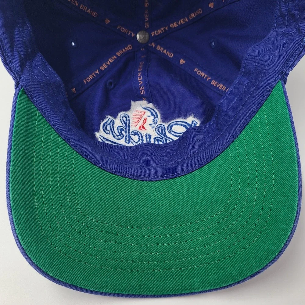 Memphis Chicks Hat Fitted M 47 Brand Franchise Blue MiLB Baseball Defunct Men